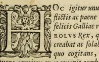 An illustration from Orationes, XXIII earum index statim post praesationem continetur : eiusdem interpretatio quincti libri Ethicorum Aristotelis ad Nicomachum : eiusdem hymni sacri & alia quaedam poematia (1575)