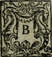 An illustration from The orator: handling a hundred seuerall discourses, in forme of declamations: some of the arguments being drawne from Titus Liuius and other ancient writers, the rest of the authors owne inuention: part of which are of matters happened in our age (1596)