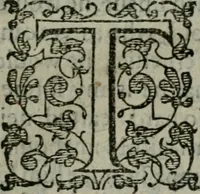An illustration from The orator: handling a hundred seuerall discourses, in forme of declamations: some of the arguments being drawne from Titus Liuius and other ancient writers, the rest of the authors owne inuention: part of which are of matters happened in our age (1596)