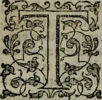 An illustration from The orator: handling a hundred seuerall discourses, in forme of declamations: some of the arguments being drawne from Titus Liuius and other ancient writers, the rest of the authors owne inuention: part of which are of matters happened in our age (1596)