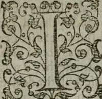 An illustration from The orator: handling a hundred seuerall discourses, in forme of declamations: some of the arguments being drawne from Titus Liuius and other ancient writers, the rest of the authors owne inuention: part of which are of matters happened in our age (1596)