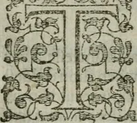An illustration from The orator: handling a hundred seuerall discourses, in forme of declamations: some of the arguments being drawne from Titus Liuius and other ancient writers, the rest of the authors owne inuention: part of which are of matters happened in our age (1596)