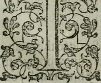 An illustration from The orator: handling a hundred seuerall discourses, in forme of declamations: some of the arguments being drawne from Titus Liuius and other ancient writers, the rest of the authors owne inuention: part of which are of matters happened in our age (1596)