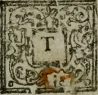 An illustration from The orator: handling a hundred seuerall discourses, in forme of declamations: some of the arguments being drawne from Titus Liuius and other ancient writers, the rest of the authors owne inuention: part of which are of matters happened in our age (1596)