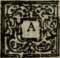 An illustration from The orator: handling a hundred seuerall discourses, in forme of declamations: some of the arguments being drawne from Titus Liuius and other ancient writers, the rest of the authors owne inuention: part of which are of matters happened in our age (1596)