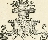 An illustration from Orazione funebre e descrizione del solenne funerale dell'Altezza serenissima Antonio I. ottavo duca di Parma ... : celebrato in Bologna dal Ducal Collegio Ancarano nella chiesa parrocchiale priorato della Maddalena LI XXVII. novembre MDCC XXXI (1731)