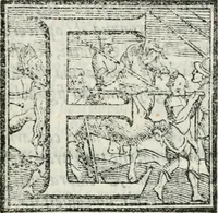 An illustration from Orazione fvnerale di Benedetto Betti : da lui publicamente recitata nelle esequie del sereniss. Cosimo Medici gran duca di Toscana : celebrate il dì 13. de giugnio 1574. nella Compagnia di S. Giouanni Vangelista : con la descrizione dell'apparato messa nel fine (1574)
