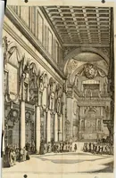 An illustration from Orazion funerale per la morte del sereniss. Ferdinando II, granduca di Toscana : nell' esequie celebrate in Firenze dal serenissimo gran duca Cosimo III (1671)
