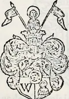 An illustration from Orbis Polonvs, splendoribus caeli: Triumphis mundi: pulchritudine animantium: decore aquatilium: naturae excellentia reptilium, condecoratvs. In qvo antiqva Sarmatarvm gentilitia, pervetvstae nobilitatis polonae insignia, vetera & noua indigenatus meritorum praemia & arma, specificantur & relucent. Nunc primum, vt Latinitati consecratus, ita claritate & veritate perspicuus (1641)