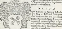 An illustration from Orbis Polonvs, splendoribus caeli: Triumphis mundi: pulchritudine animantium: decore aquatilium: naturae excellentia reptilium, condecoratvs. In qvo antiqva Sarmatarvm gentilitia, pervetvstae nobilitatis polonae insignia, vetera & noua indigenatus meritorum praemia & arma, specificantur & relucent. Nunc primum, vt Latinitati consecratus, ita claritate & veritate perspicuus (1641)