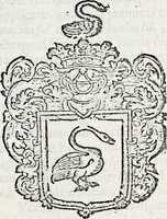 An illustration from Orbis Polonvs, splendoribus caeli: Triumphis mundi: pulchritudine animantium: decore aquatilium: naturae excellentia reptilium, condecoratvs. In qvo antiqva Sarmatarvm gentilitia, pervetvstae nobilitatis polonae insignia, vetera & noua indigenatus meritorum praemia & arma, specificantur & relucent. Nunc primum, vt Latinitati consecratus, ita claritate & veritate perspicuus (1641)