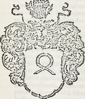 An illustration from Orbis Polonvs, splendoribus caeli: Triumphis mundi: pulchritudine animantium: decore aquatilium: naturae excellentia reptilium, condecoratvs. In qvo antiqva Sarmatarvm gentilitia, pervetvstae nobilitatis polonae insignia, vetera & noua indigenatus meritorum praemia & arma, specificantur & relucent. Nunc primum, vt Latinitati consecratus, ita claritate & veritate perspicuus (1641)