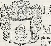 An illustration from Orbis Polonvs, splendoribus caeli: Triumphis mundi: pulchritudine animantium: decore aquatilium: naturae excellentia reptilium, condecoratvs. In qvo antiqva Sarmatarvm gentilitia, pervetvstae nobilitatis polonae insignia, vetera & noua indigenatus meritorum praemia & arma, specificantur & relucent. Nunc primum, vt Latinitati consecratus, ita claritate & veritate perspicuus (1641)