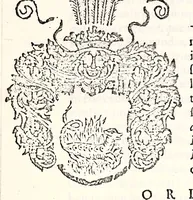 An illustration from Orbis Polonvs, splendoribus caeli: Triumphis mundi: pulchritudine animantium: decore aquatilium: naturae excellentia reptilium, condecoratvs. In qvo antiqva Sarmatarvm gentilitia, pervetvstae nobilitatis polonae insignia, vetera & noua indigenatus meritorum praemia & arma, specificantur & relucent. Nunc primum, vt Latinitati consecratus, ita claritate & veritate perspicuus (1641)