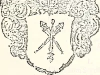 An illustration from Orbis Polonvs, splendoribus caeli: Triumphis mundi: pulchritudine animantium: decore aquatilium: naturae excellentia reptilium, condecoratvs. In qvo antiqva Sarmatarvm gentilitia, pervetvstae nobilitatis polonae insignia, vetera & noua indigenatus meritorum praemia & arma, specificantur & relucent. Nunc primum, vt Latinitati consecratus, ita claritate & veritate perspicuus (1641)