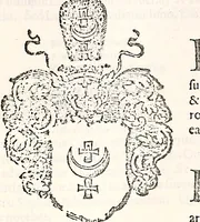 An illustration from Orbis Polonvs, splendoribus caeli: Triumphis mundi: pulchritudine animantium: decore aquatilium: naturae excellentia reptilium, condecoratvs. In qvo antiqva Sarmatarvm gentilitia, pervetvstae nobilitatis polonae insignia, vetera & noua indigenatus meritorum praemia & arma, specificantur & relucent. Nunc primum, vt Latinitati consecratus, ita claritate & veritate perspicuus (1641)