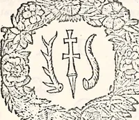 An illustration from Orbis Polonvs, splendoribus caeli: Triumphis mundi: pulchritudine animantium: decore aquatilium: naturae excellentia reptilium, condecoratvs. In qvo antiqva Sarmatarvm gentilitia, pervetvstae nobilitatis polonae insignia, vetera & noua indigenatus meritorum praemia & arma, specificantur & relucent. Nunc primum, vt Latinitati consecratus, ita claritate & veritate perspicuus (1641)