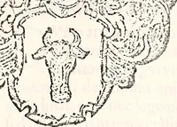 An illustration from Orbis Polonvs, splendoribus caeli: Triumphis mundi: pulchritudine animantium: decore aquatilium: naturae excellentia reptilium, condecoratvs. In qvo antiqva Sarmatarvm gentilitia, pervetvstae nobilitatis polonae insignia, vetera & noua indigenatus meritorum praemia & arma, specificantur & relucent. Nunc primum, vt Latinitati consecratus, ita claritate & veritate perspicuus (1641)