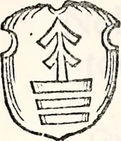 An illustration from Orbis Polonvs, splendoribus caeli: Triumphis mundi: pulchritudine animantium: decore aquatilium: naturae excellentia reptilium, condecoratvs. In qvo antiqva Sarmatarvm gentilitia, pervetvstae nobilitatis polonae insignia, vetera & noua indigenatus meritorum praemia & arma, specificantur & relucent. Nunc primum, vt Latinitati consecratus, ita claritate & veritate perspicuus (1641)