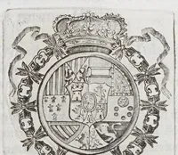 An illustration from Ordenanzas de la Real Renta de los Naypes para éste reyno de Nueva España, y provincias de su comprension. : Que se administra de cuenta de Su Magestad. (1787)