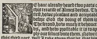 An illustration from An order for publike prayers to be vsed on Wednesdayes and Frydayes in euery parish church within the province of Canterburie, conuenient for this present time:: set forth by authoritie. (1586)