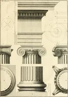 An illustration from Ordonnance des cinq especes de colonnes selon la methode des anciens (1683)