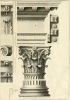An illustration from Ordonnance des cinq especes de colonnes selon la methode des anciens (1683)