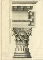 An illustration from Ordonnance des cinq especes de colonnes selon la methode des anciens (1683)