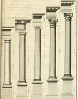 An illustration from Ordonnance des cinq especes de colonnes selon la methode des anciens (1683)