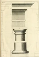 An illustration from Ordonnance des cinq especes de colonnes selon la methode des anciens (1683)