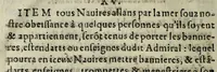 Picture 2 of 2 from Ordonnances royaux, sur le faict de l'Admirauté, iurisdiction d'icelle, & tout ce qui en despend, publiées le dixiéme iour du moys de mars, 1543. (1619), leaf 22