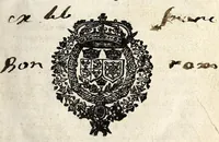 An illustration from Ordonnances d'Abeville, svr le faict de la ivstice & abreuiation des procés au pays de Dauphiné ... (1646)