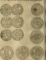 An illustration from Ordonnancie ende instructie naer de welcke voort-aen hen moeten reguleren die ghesworen wisselaers ofte collecteurs vande goude ende silvere penningen, wesende verboden, gheschroyt, te licht oft te seer versleten, ende oversulex verclaert ende ghehouden voor billoen, daer toe geoommitteert om de selve te leveren inde munten van Sijne Majesteyt, ende al daer bekeert te worden in penninghen van hunnen slaghe (1633)