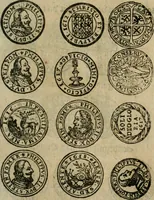 An illustration from Ordonnancie ende instructie naer de welcke voort-aen hen moeten reguleren die ghesworen wisselaers ofte collecteurs vande goude ende silvere penningen, wesende verboden, gheschroyt, te licht oft te seer versleten, ende oversulex verclaert ende ghehouden voor billoen, daer toe geoommitteert om de selve te leveren inde munten van Sijne Majesteyt, ende al daer bekeert te worden in penninghen van hunnen slaghe (1633)