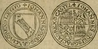 An illustration from Ordonnancie ende instructie naer de welcke voort-aen hen moeten reguleren die ghesworen wisselaers ofte collecteurs vande goude ende silvere penningen, wesende verboden, gheschroyt, te licht oft te seer versleten, ende oversulex verclaert ende ghehouden voor billoen, daer toe geoommitteert om de selve te leveren inde munten van Sijne Majesteyt, ende al daer bekeert te worden in penninghen van hunnen slaghe (1633)