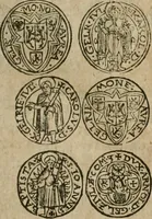 An illustration from Ordonnancie ende instructie naer de welcke voort-aen hen moeten reguleren die ghesworen wisselaers ofte collecteurs vande goude ende silvere penningen, wesende verboden, gheschroyt, te licht oft te seer versleten, ende oversulex verclaert ende ghehouden voor billoen, daer toe geoommitteert om de selve te leveren inde munten van Sijne Majesteyt, ende al daer bekeert te worden in penninghen van hunnen slaghe (1633)