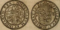 An illustration from Ordonnancie ende instructie naer de welcke voort-aen hen moeten reguleren die ghesworen wisselaers ofte collecteurs vande goude ende silvere penningen, wesende verboden, gheschroyt, te licht oft te seer versleten, ende oversulex verclaert ende ghehouden voor billoen, daer toe geoommitteert om de selve te leveren inde munten van Sijne Majesteyt, ende al daer bekeert te worden in penninghen van hunnen slaghe (1633)
