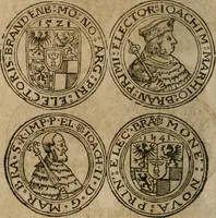 An illustration from Ordonnancie ende instructie naer de welcke voort-aen hen moeten reguleren die ghesworen wisselaers ofte collecteurs vande goude ende silvere penningen, wesende verboden, gheschroyt, te licht oft te seer versleten, ende oversulex verclaert ende ghehouden voor billoen, daer toe geoommitteert om de selve te leveren inde munten van Sijne Majesteyt, ende al daer bekeert te worden in penninghen van hunnen slaghe (1633)