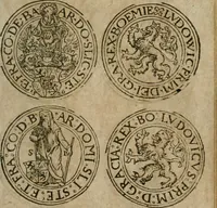 An illustration from Ordonnancie ende instructie naer de welcke voort-aen hen moeten reguleren die ghesworen wisselaers ofte collecteurs vande goude ende silvere penningen, wesende verboden, gheschroyt, te licht oft te seer versleten, ende oversulex verclaert ende ghehouden voor billoen, daer toe geoommitteert om de selve te leveren inde munten van Sijne Majesteyt, ende al daer bekeert te worden in penninghen van hunnen slaghe (1633)