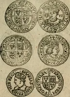 An illustration from Ordonnancie ende instructie naer de welcke voort-aen hen moeten reguleren die ghesworen wisselaers ofte collecteurs vande goude ende silvere penningen, wesende verboden, gheschroyt, te licht oft te seer versleten, ende oversulex verclaert ende ghehouden voor billoen, daer toe geoommitteert om de selve te leveren inde munten van Sijne Majesteyt, ende al daer bekeert te worden in penninghen van hunnen slaghe (1633)