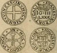 An illustration from Ordonnancie ende instructie naer de welcke voort-aen hen moeten reguleren die ghesworen wisselaers ofte collecteurs vande goude ende silvere penningen, wesende verboden, gheschroyt, te licht oft te seer versleten, ende oversulex verclaert ende ghehouden voor billoen, daer toe geoommitteert om de selve te leveren inde munten van Sijne Majesteyt, ende al daer bekeert te worden in penninghen van hunnen slaghe (1633)