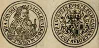 An illustration from Ordonnancie ende instructie naer de welcke voort-aen hen moeten reguleren die ghesworen wisselaers ofte collecteurs vande goude ende silvere penningen, wesende verboden, gheschroyt, te licht oft te seer versleten, ende oversulex verclaert ende ghehouden voor billoen, daer toe geoommitteert om de selve te leveren inde munten van Sijne Majesteyt, ende al daer bekeert te worden in penninghen van hunnen slaghe (1633)