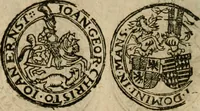 An illustration from Ordonnancie ende instructie naer de welcke voort-aen hen moeten reguleren die ghesworen wisselaers ofte collecteurs vande goude ende silvere penningen, wesende verboden, gheschroyt, te licht oft te seer versleten, ende oversulex verclaert ende ghehouden voor billoen, daer toe geoommitteert om de selve te leveren inde munten van Sijne Majesteyt, ende al daer bekeert te worden in penninghen van hunnen slaghe (1633)