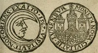 An illustration from Ordonnancie ende instructie naer de welcke voort-aen hen moeten reguleren die ghesworen wisselaers ofte collecteurs vande goude ende silvere penningen, wesende verboden, gheschroyt, te licht oft te seer versleten, ende oversulex verclaert ende ghehouden voor billoen, daer toe geoommitteert om de selve te leveren inde munten van Sijne Majesteyt, ende al daer bekeert te worden in penninghen van hunnen slaghe (1633)