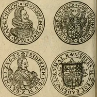 An illustration from Ordonnancie ende instructie naer de welcke voort-aen hen moeten reguleren die ghesworen wisselaers ofte collecteurs vande goude ende silvere penningen, wesende verboden, gheschroyt, te licht oft te seer versleten, ende oversulex verclaert ende ghehouden voor billoen, daer toe geoommitteert om de selve te leveren inde munten van Sijne Majesteyt, ende al daer bekeert te worden in penninghen van hunnen slaghe (1633)