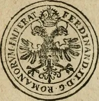An illustration from Ordonnancie ende instructie naer de welcke voort-aen hen moeten reguleren die ghesworen wisselaers ofte collecteurs vande goude ende silvere penningen, wesende verboden, gheschroyt, te licht oft te seer versleten, ende oversulex verclaert ende ghehouden voor billoen, daer toe geoommitteert om de selve te leveren inde munten van Sijne Majesteyt, ende al daer bekeert te worden in penninghen van hunnen slaghe (1633)