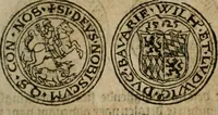 An illustration from Ordonnancie ende instructie naer de welcke voort-aen hen moeten reguleren die ghesworen wisselaers ofte collecteurs vande goude ende silvere penningen, wesende verboden, gheschroyt, te licht oft te seer versleten, ende oversulex verclaert ende ghehouden voor billoen, daer toe geoommitteert om de selve te leveren inde munten van Sijne Majesteyt, ende al daer bekeert te worden in penninghen van hunnen slaghe (1633)