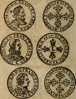 An illustration from Ordonnancie ende instructie naer de welcke voort-aen hen moeten reguleren die ghesworen wisselaers ofte collecteurs vande goude ende silvere penningen, wesende verboden, gheschroyt, te licht oft te seer versleten, ende oversulex verclaert ende ghehouden voor billoen, daer toe geoommitteert om de selve te leveren inde munten van Sijne Majesteyt, ende al daer bekeert te worden in penninghen van hunnen slaghe (1633)