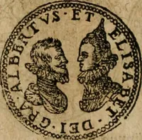 An illustration from Ordonnancie ende instructie naer de welcke voort-aen hen moeten reguleren die ghesworen wisselaers ofte collecteurs vande goude ende silvere penningen, wesende verboden, gheschroyt, te licht oft te seer versleten, ende oversulex verclaert ende ghehouden voor billoen, daer toe geoommitteert om de selve te leveren inde munten van Sijne Majesteyt, ende al daer bekeert te worden in penninghen van hunnen slaghe (1633)
