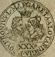 An illustration from Ordonnancie ende instructie naer de welcke voort-aen hen moeten reguleren die ghesworen wisselaers ofte collecteurs vande goude ende silvere penningen, wesende verboden, gheschroyt, te licht oft te seer versleten, ende oversulex verclaert ende ghehouden voor billoen, daer toe geoommitteert om de selve te leveren inde munten van Sijne Majesteyt, ende al daer bekeert te worden in penninghen van hunnen slaghe (1633)